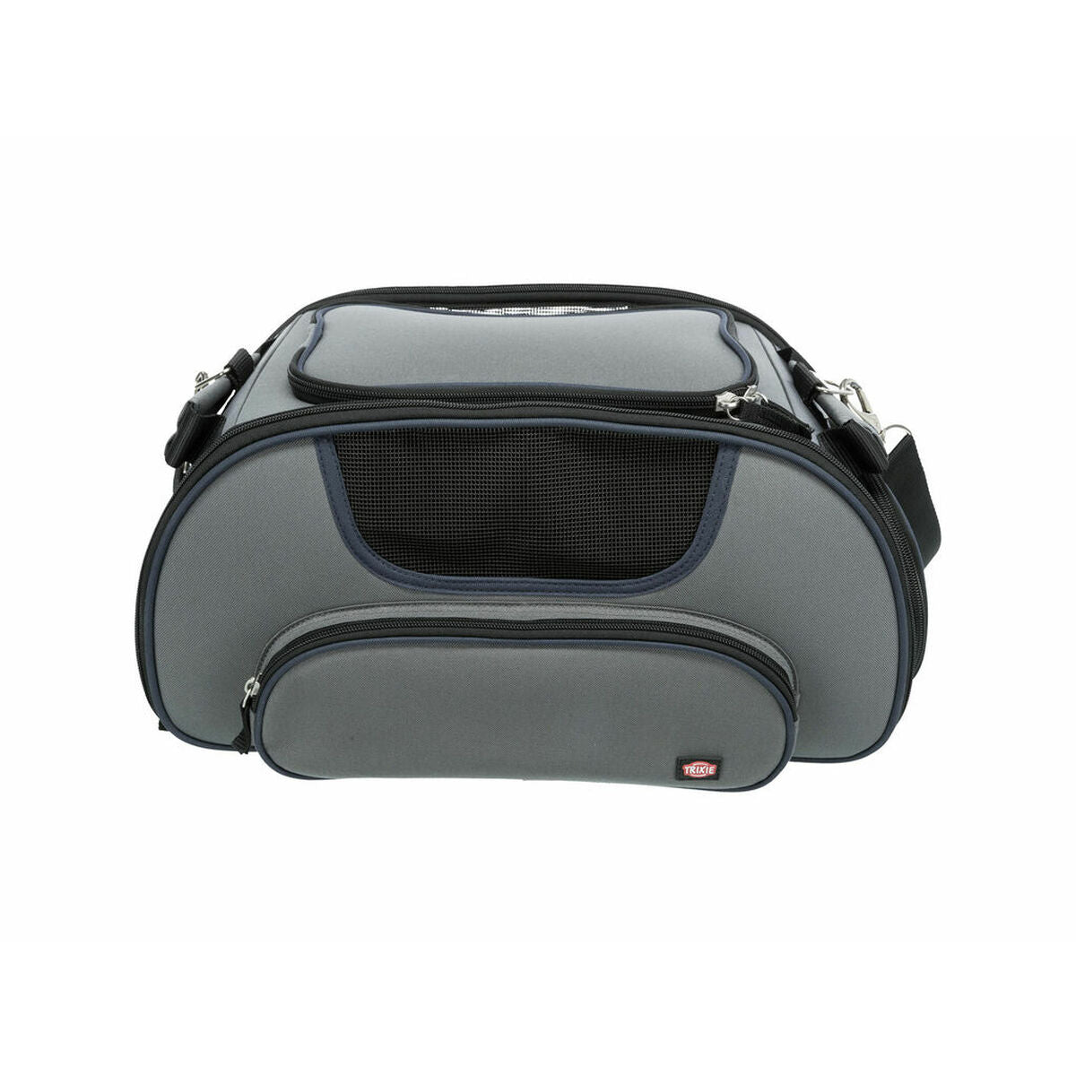 Trixie Tasche Für Haustiere Trixie Airline Wings Blau Grau Polyester Moosgummi 28 × 23 × 46 Cm