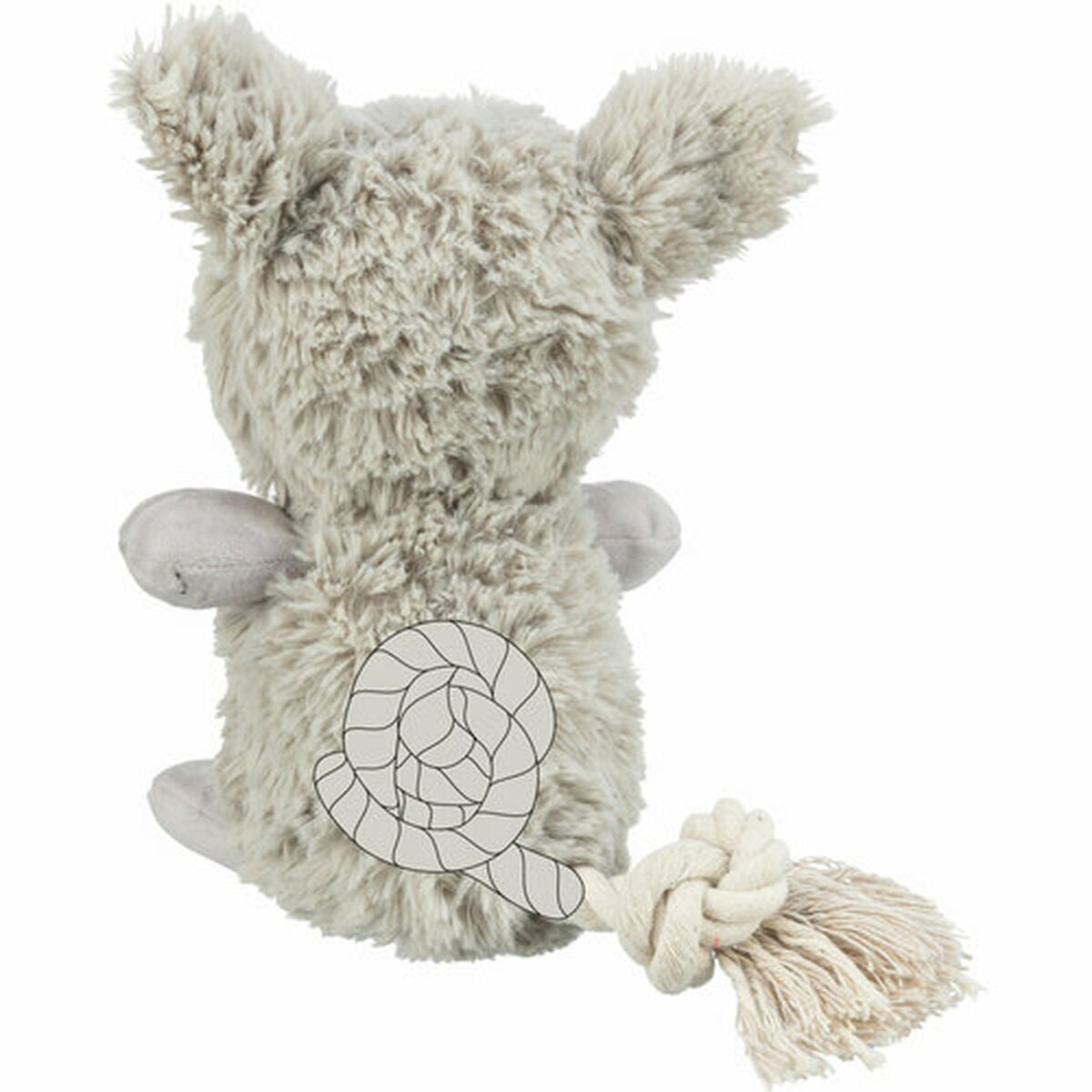 Trixie Kuscheltier Für Hunde Trixie Grau Polyester Plüsch Baumwolle Monster 32 Cm