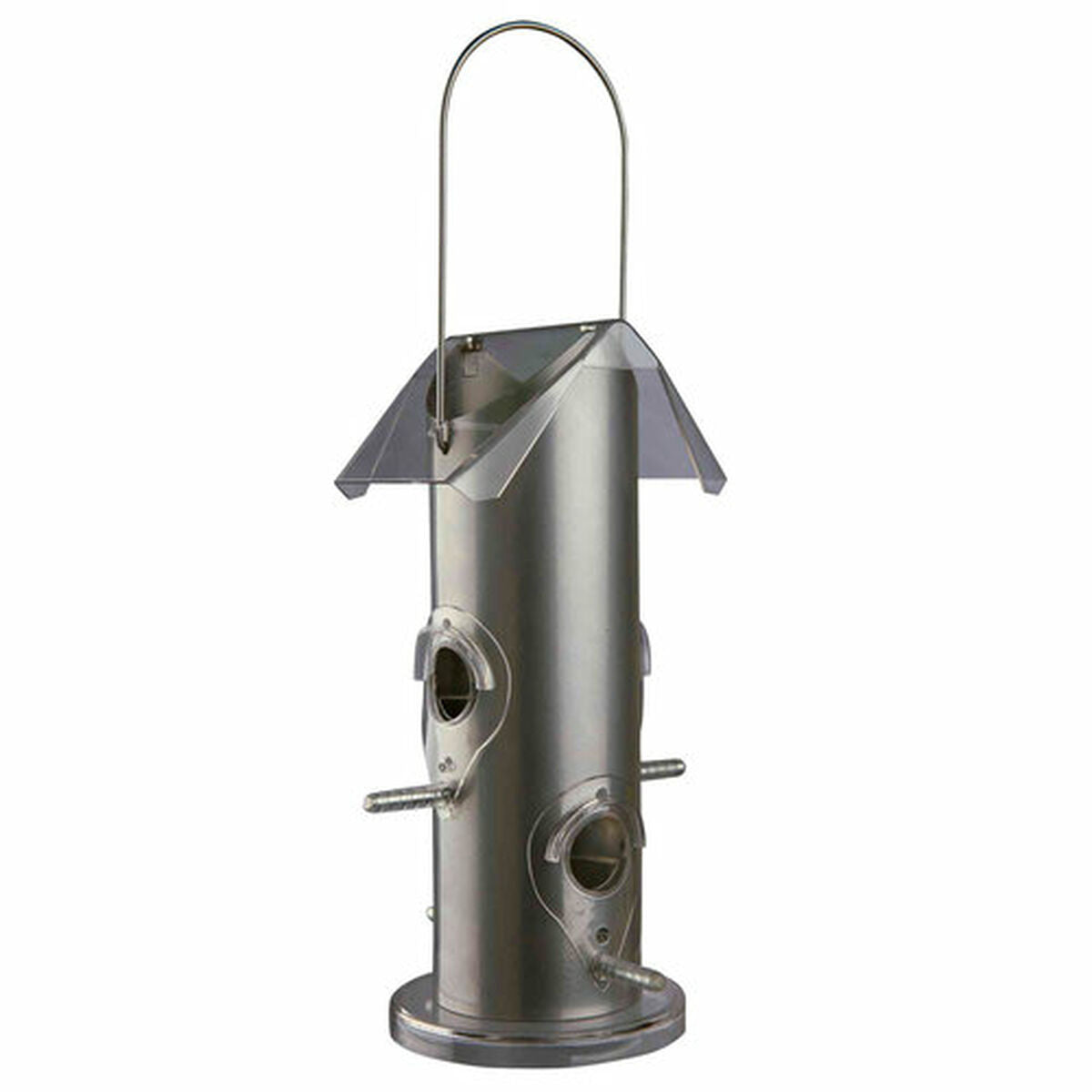 Trixie Vogelfutterhaus Trixie Silberfarben 800 Ml