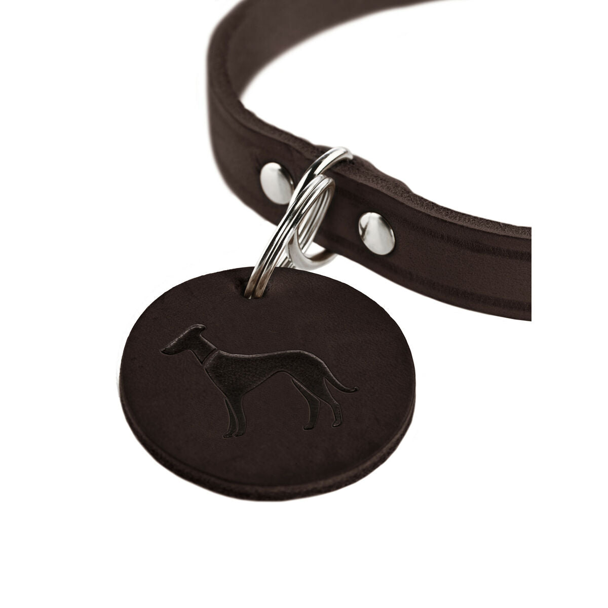 Hunter Hundehalsband Hunter Aalborg Schokolade M 38-47 Cm