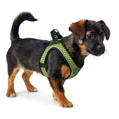 Hunter Hundegeschirr Hunter Hilo-Comfort Neongrün Xs (35-37 Cm)
