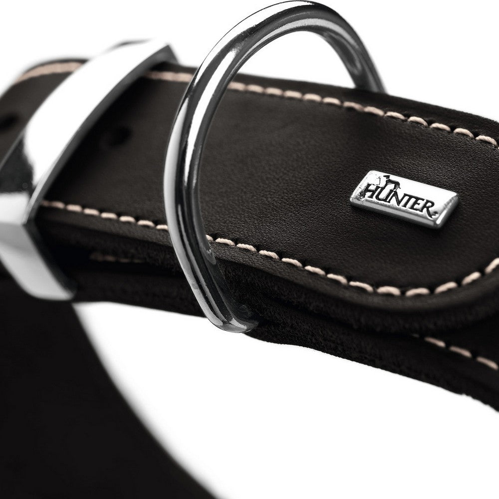 Hunter Hundehalsband Hunter Aalborg Schwarz (24-30 Cm)