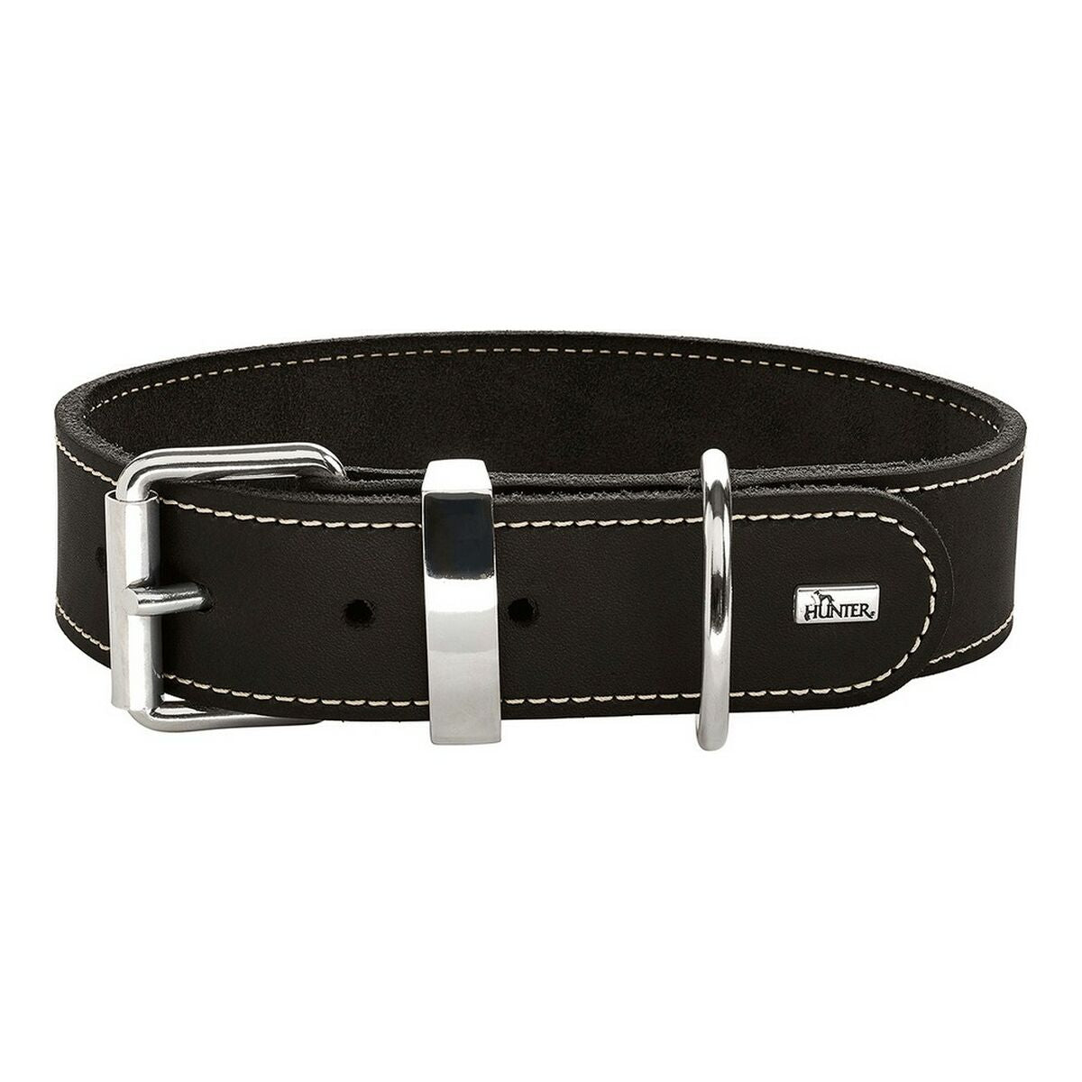 Hunter Hundehalsband Hunter Aalborg Schwarz (36-44 Cm)