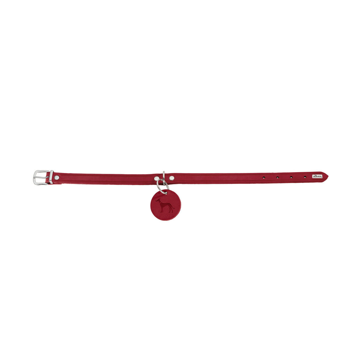 Hunter Hundehalsband Hunter Aalborg Rot S/M 37-43 Cm