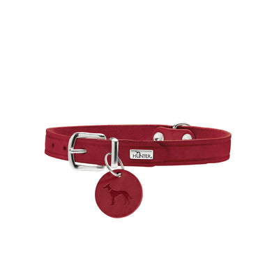 Hunter Hundehalsband Hunter Aalborg Rot L 45-55 Cm