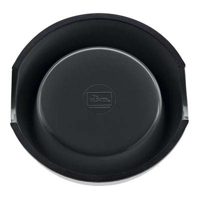 Hunter Futternapf Für Hunde Hunter Melamine Edelstahl Schwarz 160 Ml (14,5 X 14,5 X 7 Cm)