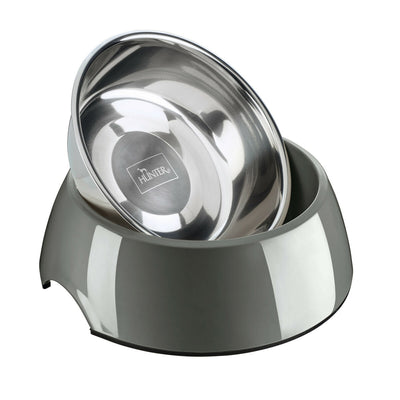 Hunter Futternapf Für Hunde Hunter Grau 350 Ml Edelstahl