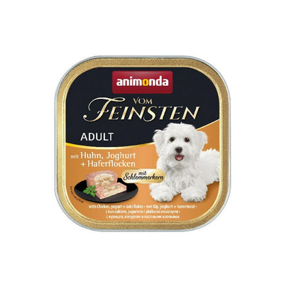 Nassfutter Animonda  Vom Feinsten Huhn Joghurt 150 G