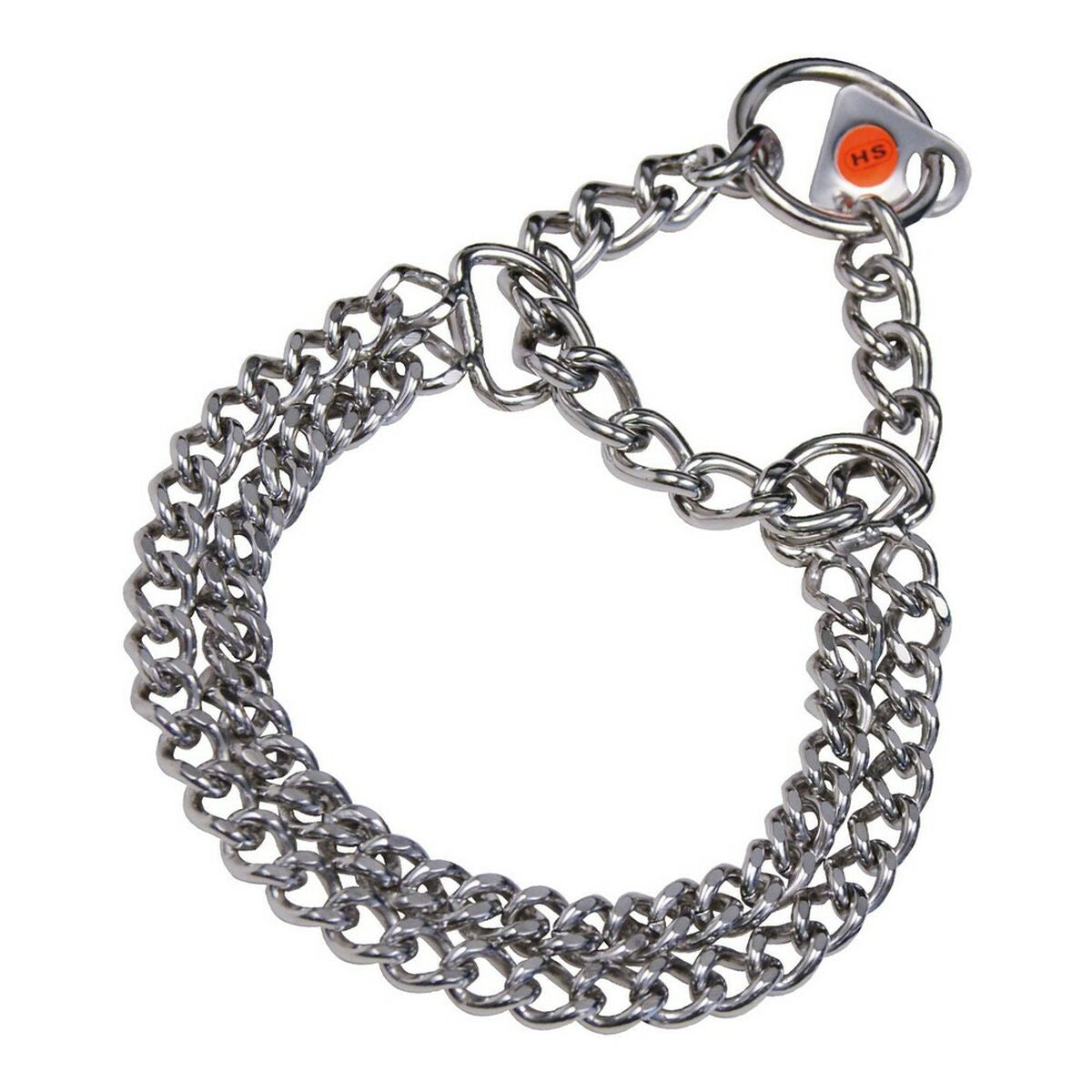 Hs Sprenger Hundehalsband Hs Sprenger Silberfarben 2 Mm Double Verbindungen 60 Cm