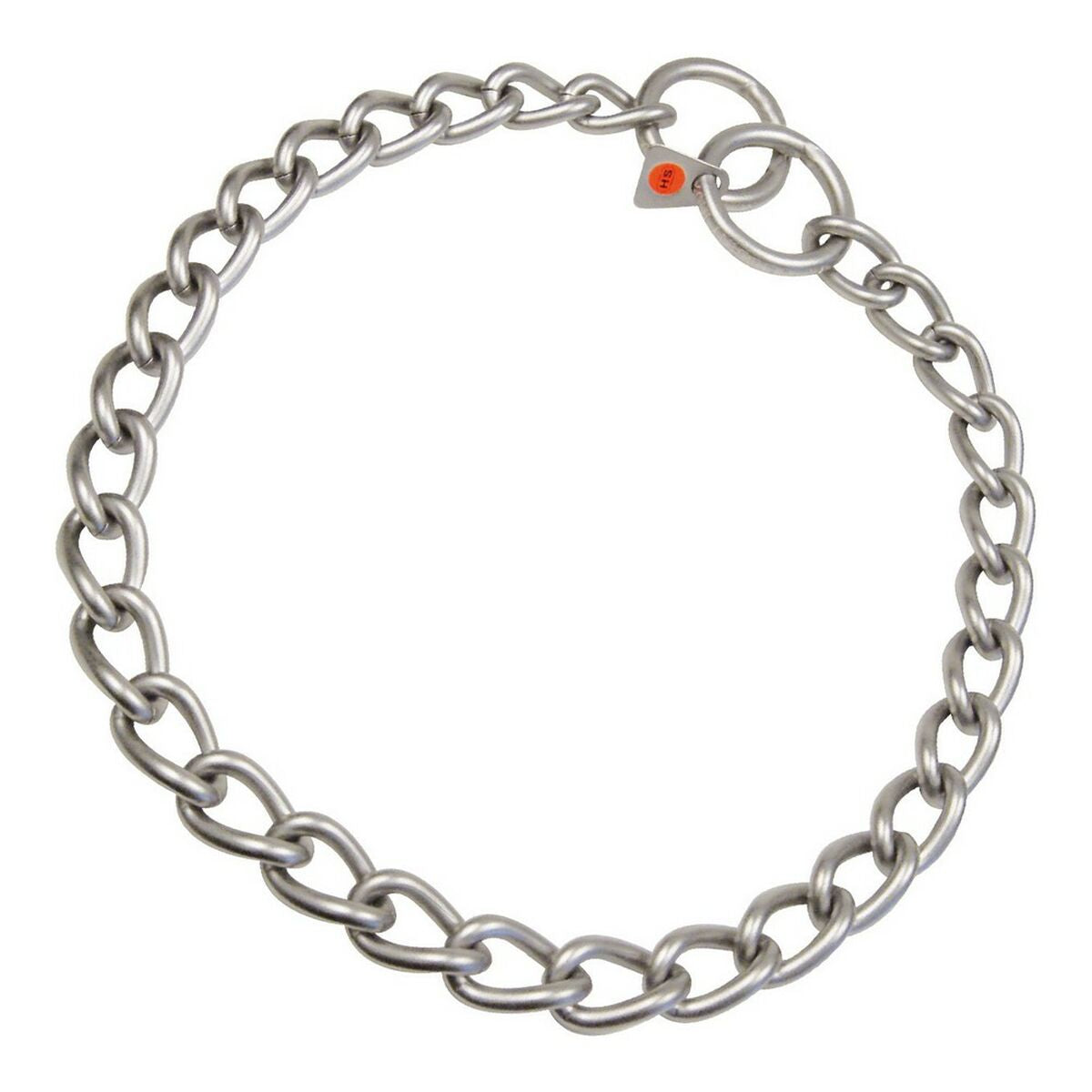 Hs Sprenger Hundehalsband Hs Sprenger Silberfarben 4 Mm Verbindungen Verdreht 60 Cm