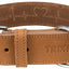 Trixie Halsband Hund Rustikal Fett Leder Herzschlag Braun