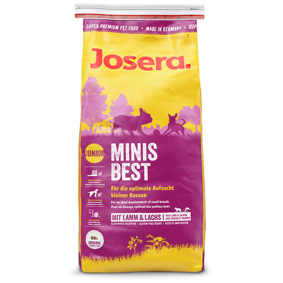 Hundefutter Josera 2815 Welpe/Junior Lachsfarben Ente Reise Kartoffeln 15 Kg