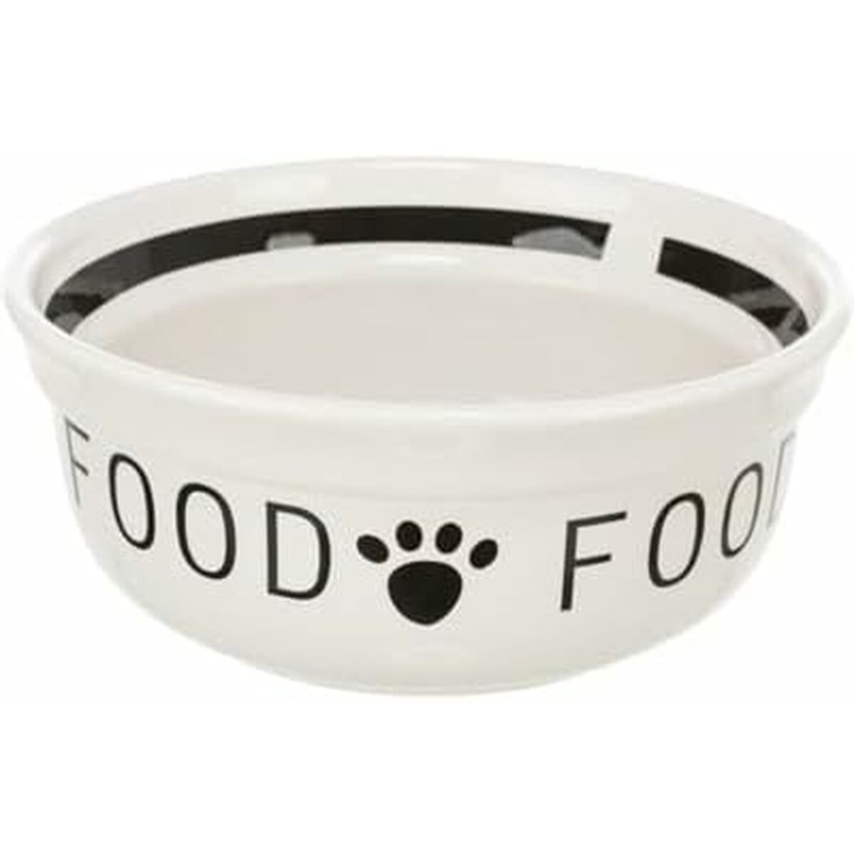 Trixie Futternapf Für Hunde Trixie Weiß Schwarz Ø 13 Cm 250 Ml
