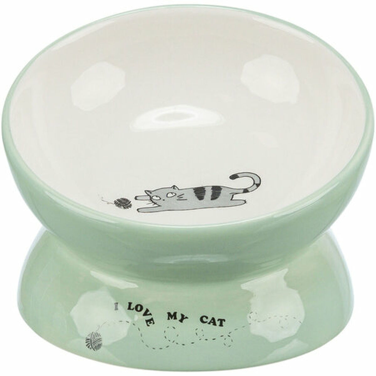 Trixie Futternapf Für Hunde Trixie Weiß Grün Ø 13 Cm 150 Ml