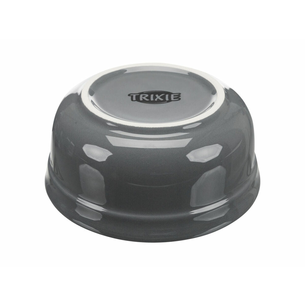 Trixie Futternapf Für Hunde Trixie Blau Grau Hellgrau Aus Keramik Ø 15 Cm 2 X 600 Ml (2 Stück)