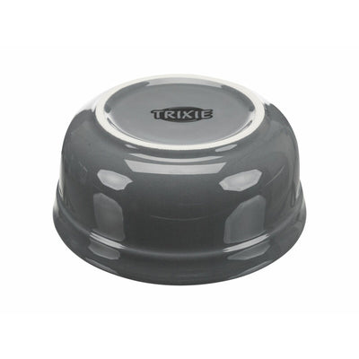 Trixie Futternapf Für Hunde Trixie Blau Grau Hellgrau Aus Keramik Ø 15 Cm 2 X 600 Ml (2 Stück)