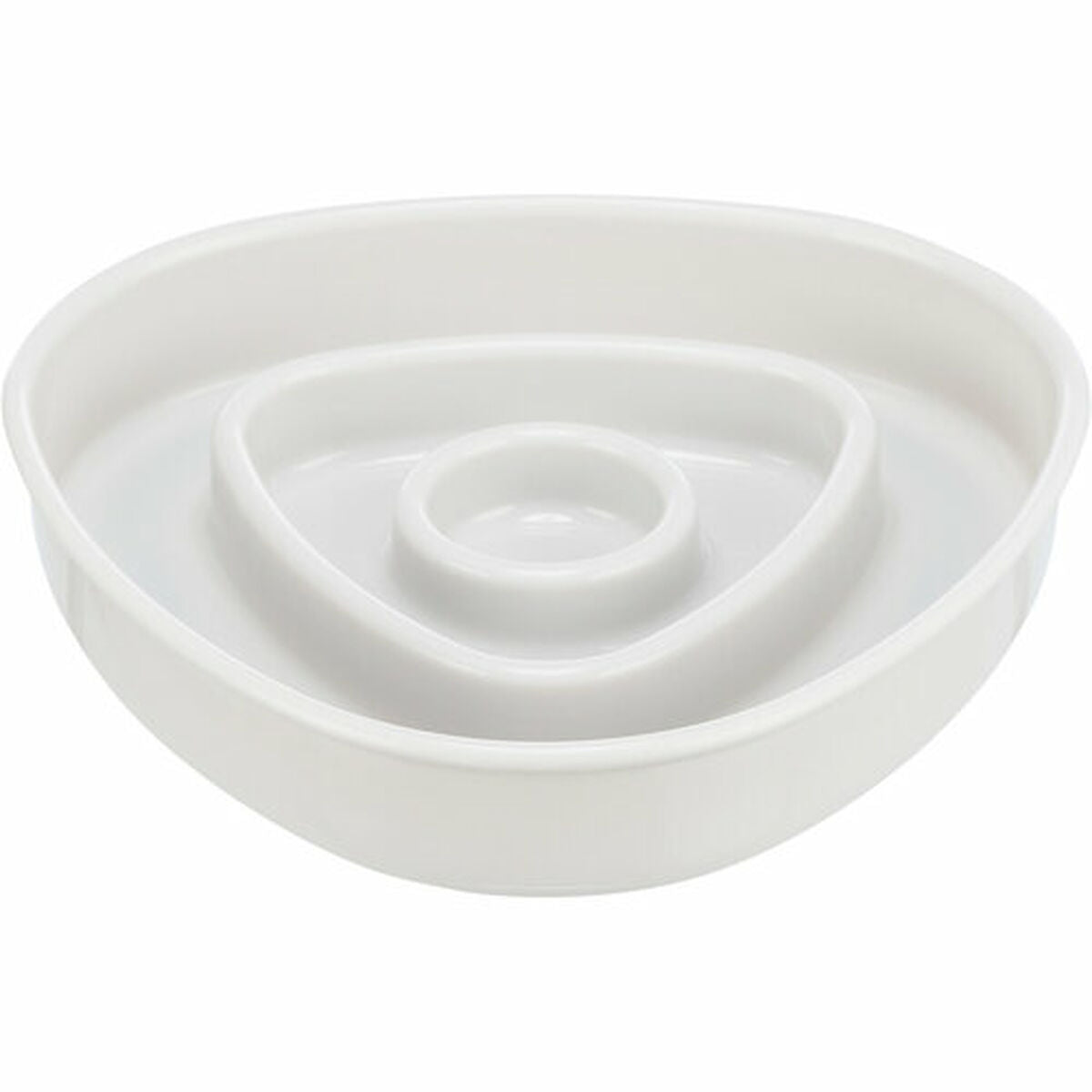 Trixie Futternapf Für Hunde Trixie Slow Feeding Grau 350 Ml 15 × 15 Cm