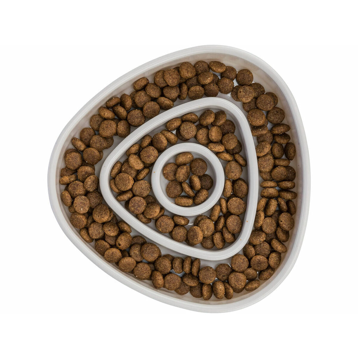 Trixie Futternapf Für Hunde Trixie Slow Feeding Grau 350 Ml 15 × 15 Cm