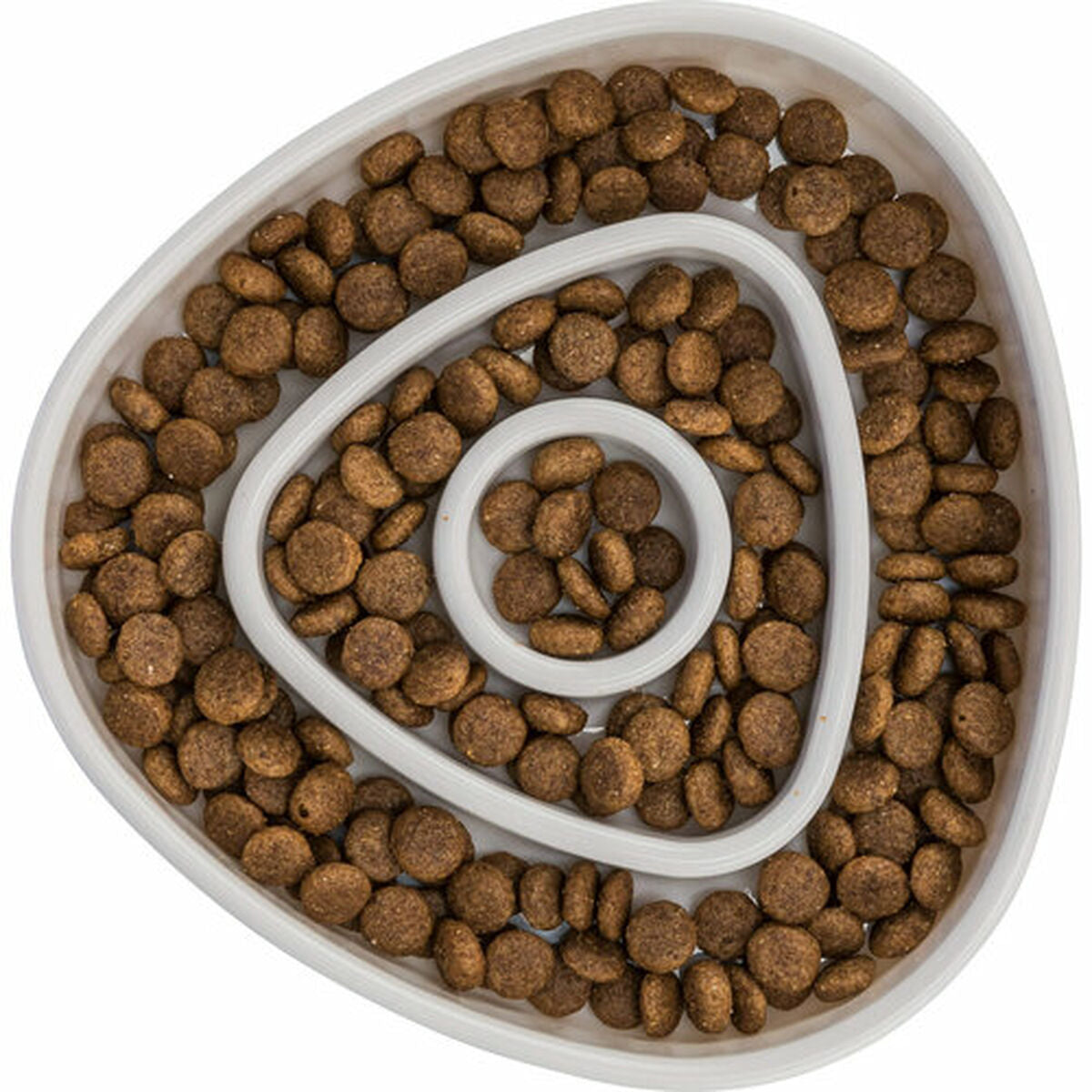 Trixie Futternapf Für Hunde Trixie Slow Feeding Grau 350 Ml 15 × 15 Cm
