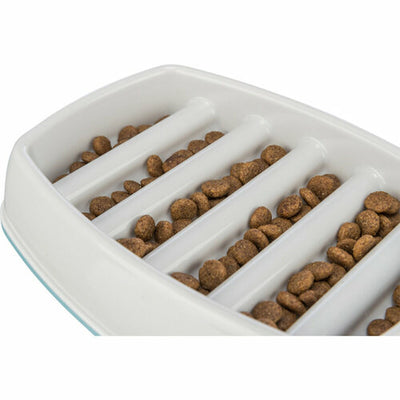 Trixie Futternapf Für Hunde Trixie Slow Feeding Grau Ø 11 Cm Ø 9 Cm 250 Ml 300 Ml 46 × 11 × 30 Cm
