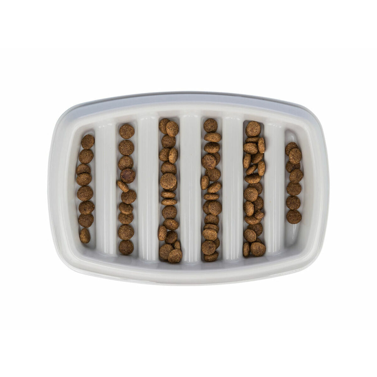 Trixie Futternapf Für Hunde Trixie Slow Feeding Grau Ø 11 Cm Ø 9 Cm 250 Ml 300 Ml 46 × 11 × 30 Cm