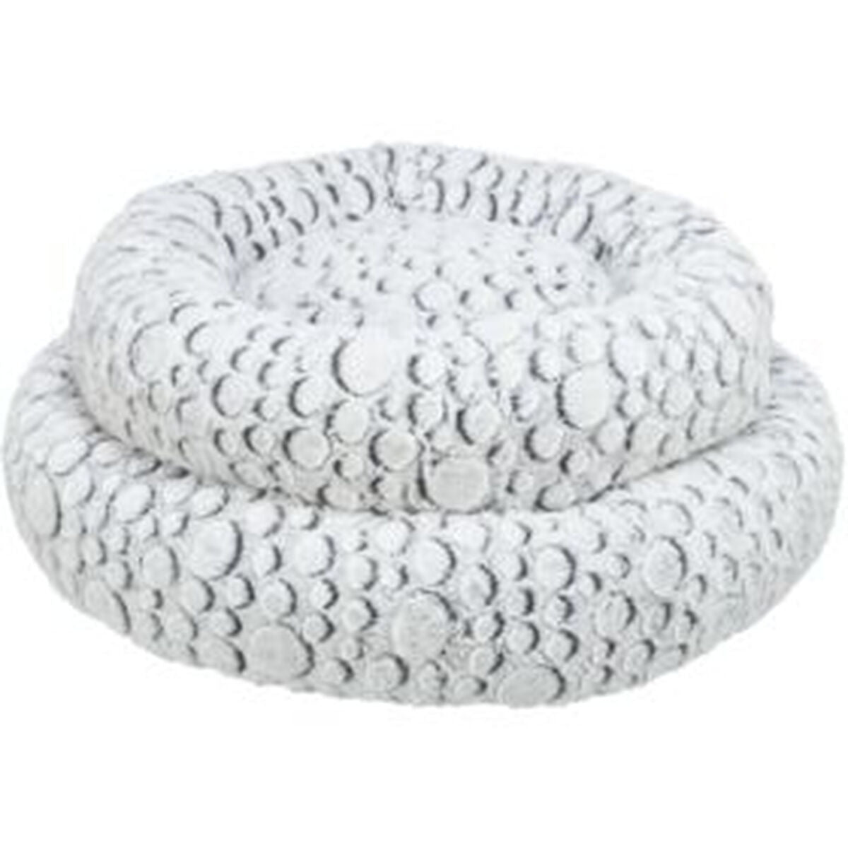 Trixie Hundebett Trixie Mila Weiß Grau Ø 50 Cm