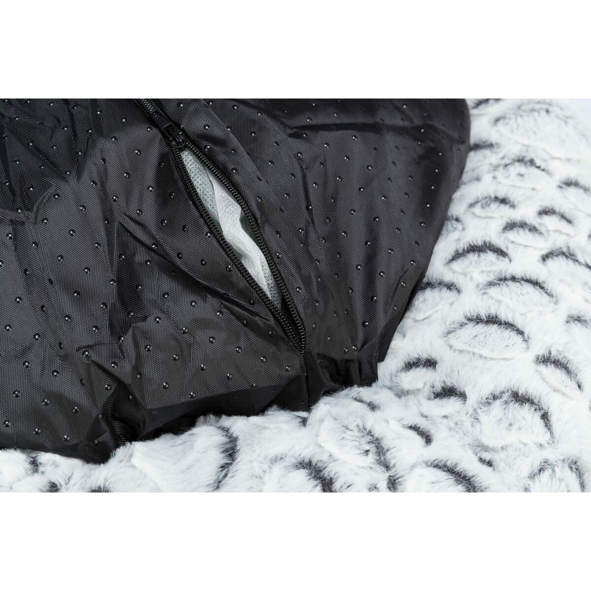 Trixie Hundebett Trixie Mila Weiß Grau Ø 50 Cm