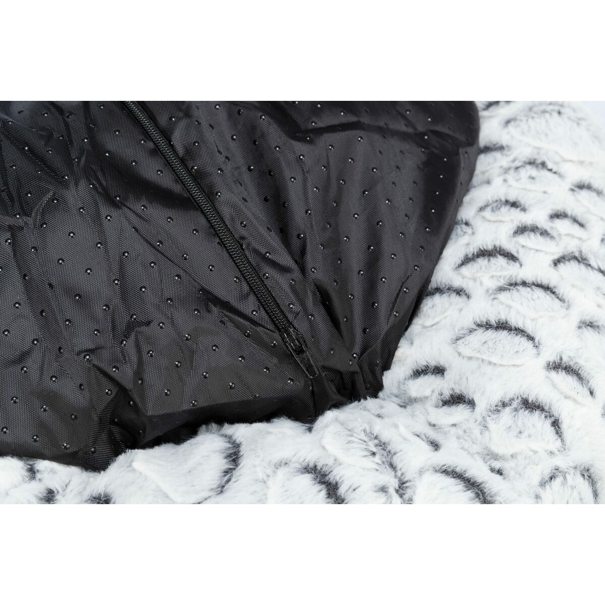 Trixie Hundebett Trixie Mila Weiß Grau Ø 50 Cm