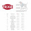 Trixie Hundehalsband Trixie Premium Schwarz Graphit M/L 40-48 Cm