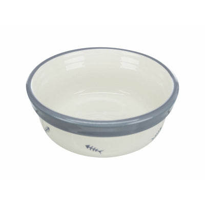 Trixie Futternapf Für Hunde Trixie Blau Weiß Grau Ø 12 Cm 300 Ml