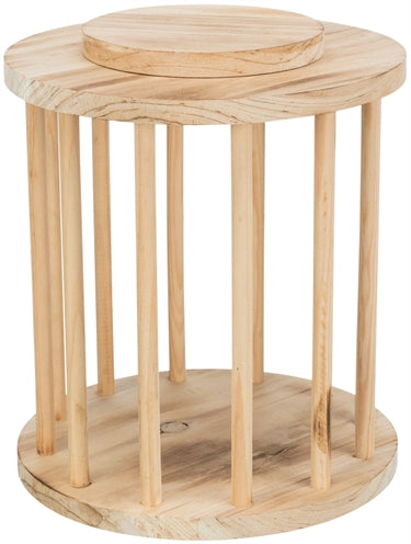 Trixie Rolle Mit Deckel Geflammt Holz