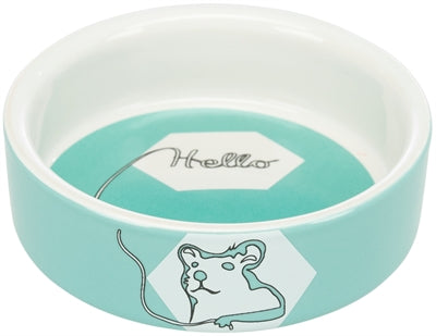 Trixie Futterschale / Wasserschale Keramikstreifen Hamster Sortiert