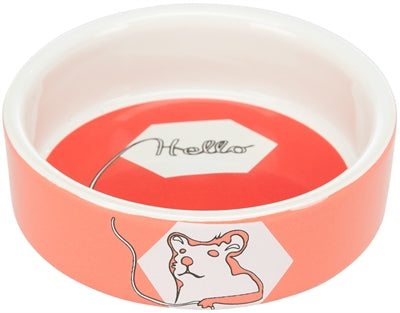 Trixie Futterschale / Wasserschale Keramikstreifen Hamster Sortiert
