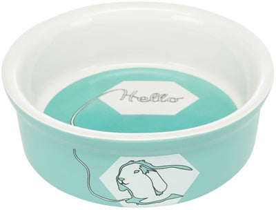 Trixie Futterschale / Wasserschale Keramikstreifen Kaninchen Sortiert
