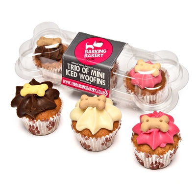 The Barking Bakery Mini-Eiswaffeln Vanille Und Johannisbrot Trio Sortiert