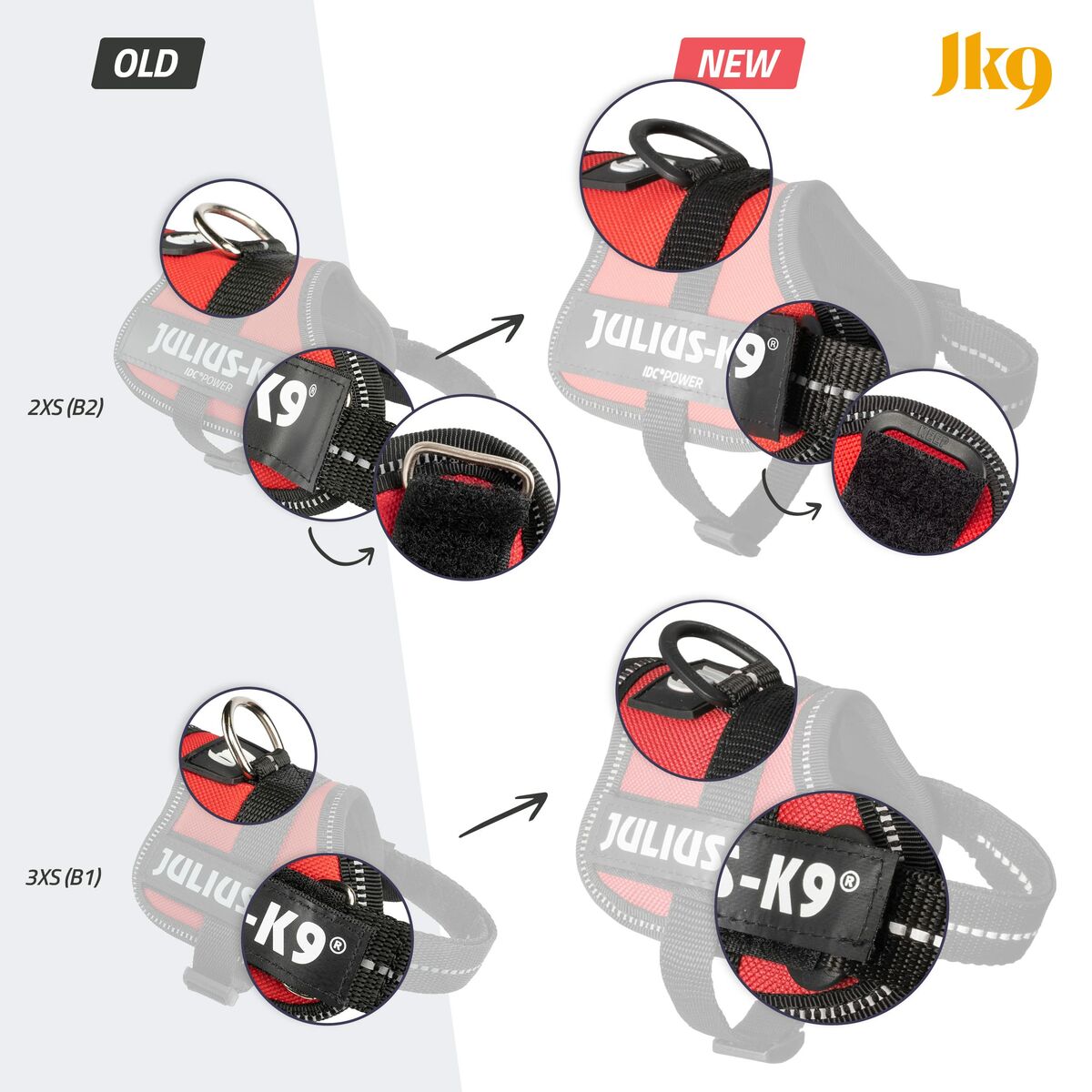 Julius K9 Hundegeschirr Julius K9 Power Schwarz L/Xl 2