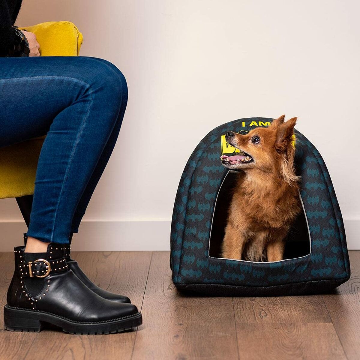 Batman Hundebett Batman Schwarz Polyester