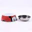 Minnie Mouse Futternapf Für Hunde Minnie Mouse Rot Melamine 180 Ml Schwarz Metall
