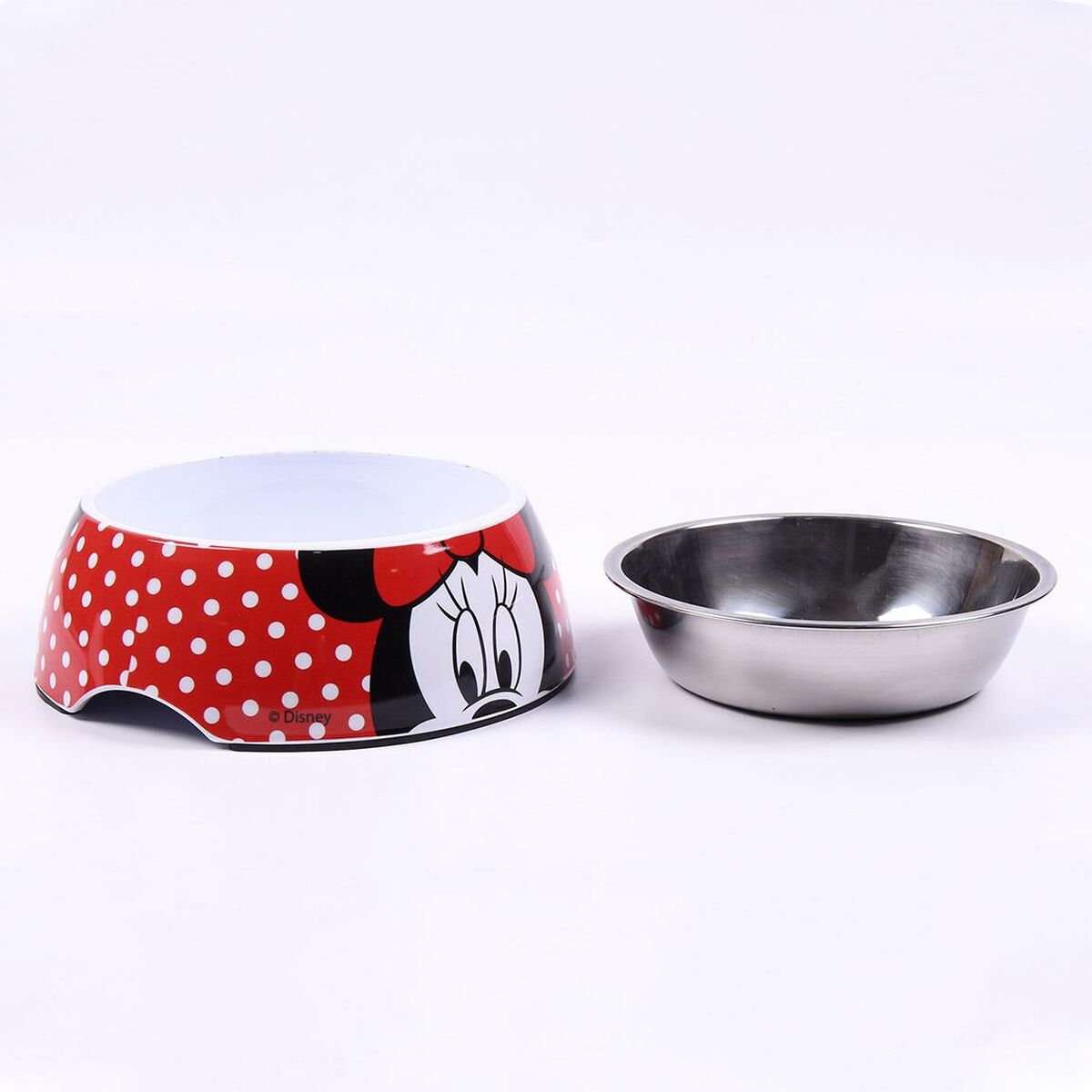 Minnie Mouse Futternapf Für Hunde Minnie Mouse Rot Melamine 180 Ml Schwarz Metall