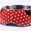 Minnie Mouse Futternapf Für Hunde Minnie Mouse Rot Melamine 180 Ml Schwarz Metall