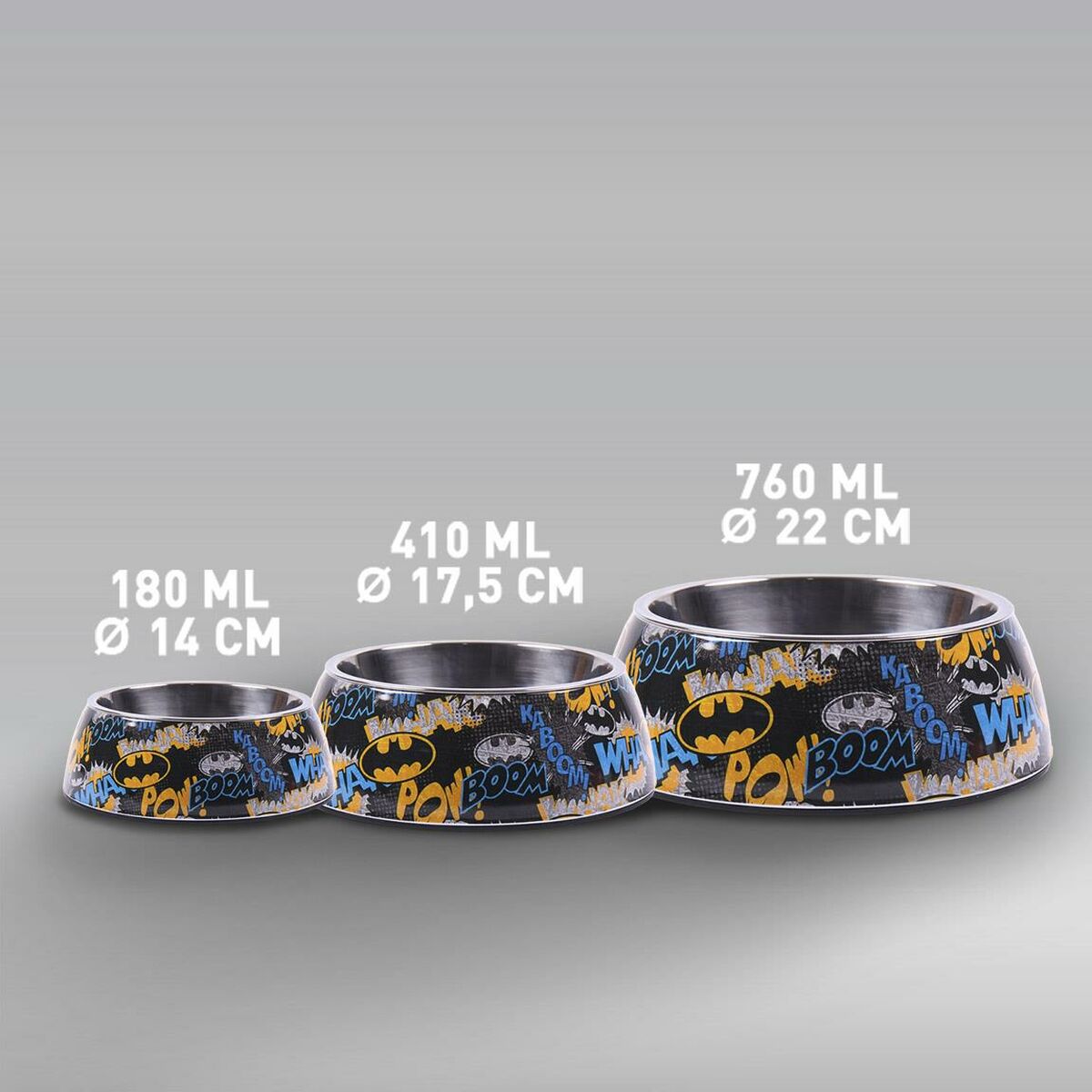 Batman Futternapf Für Hunde Batman Melamine 410 Ml Metall Bunt