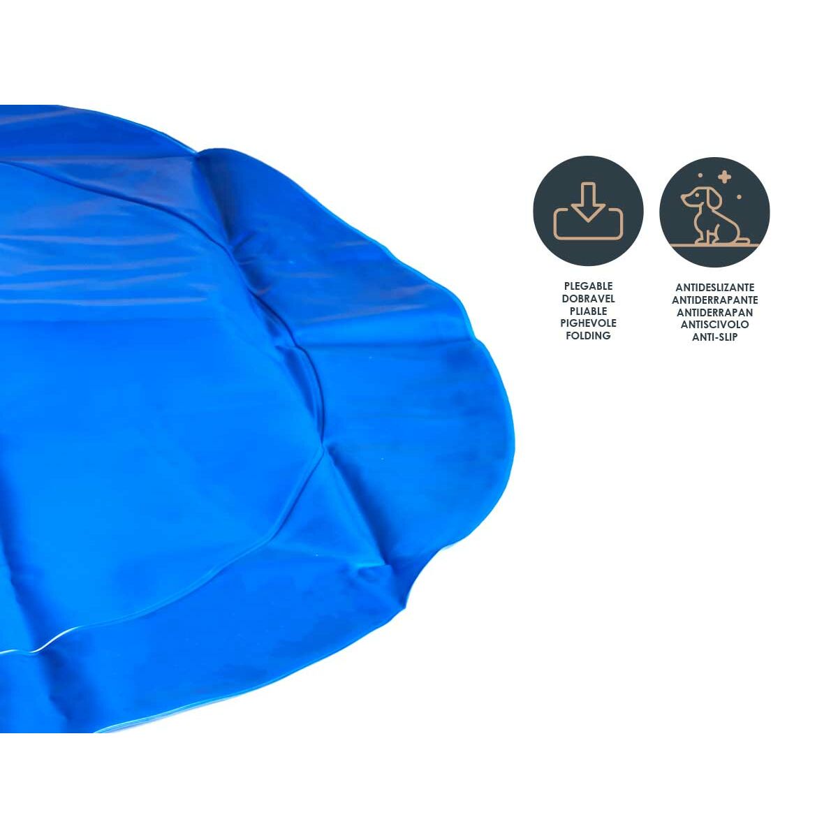 Mascow Kühlmatte Für Haustiere Sprinkler Blau