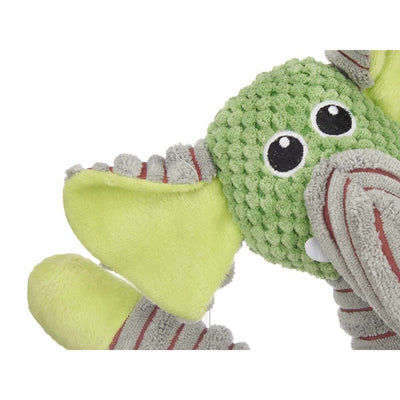 Mascow Hundespielzeug Grün Grau Elefant 32 X 40 X 18 Cm Plüschtier Mit Ton