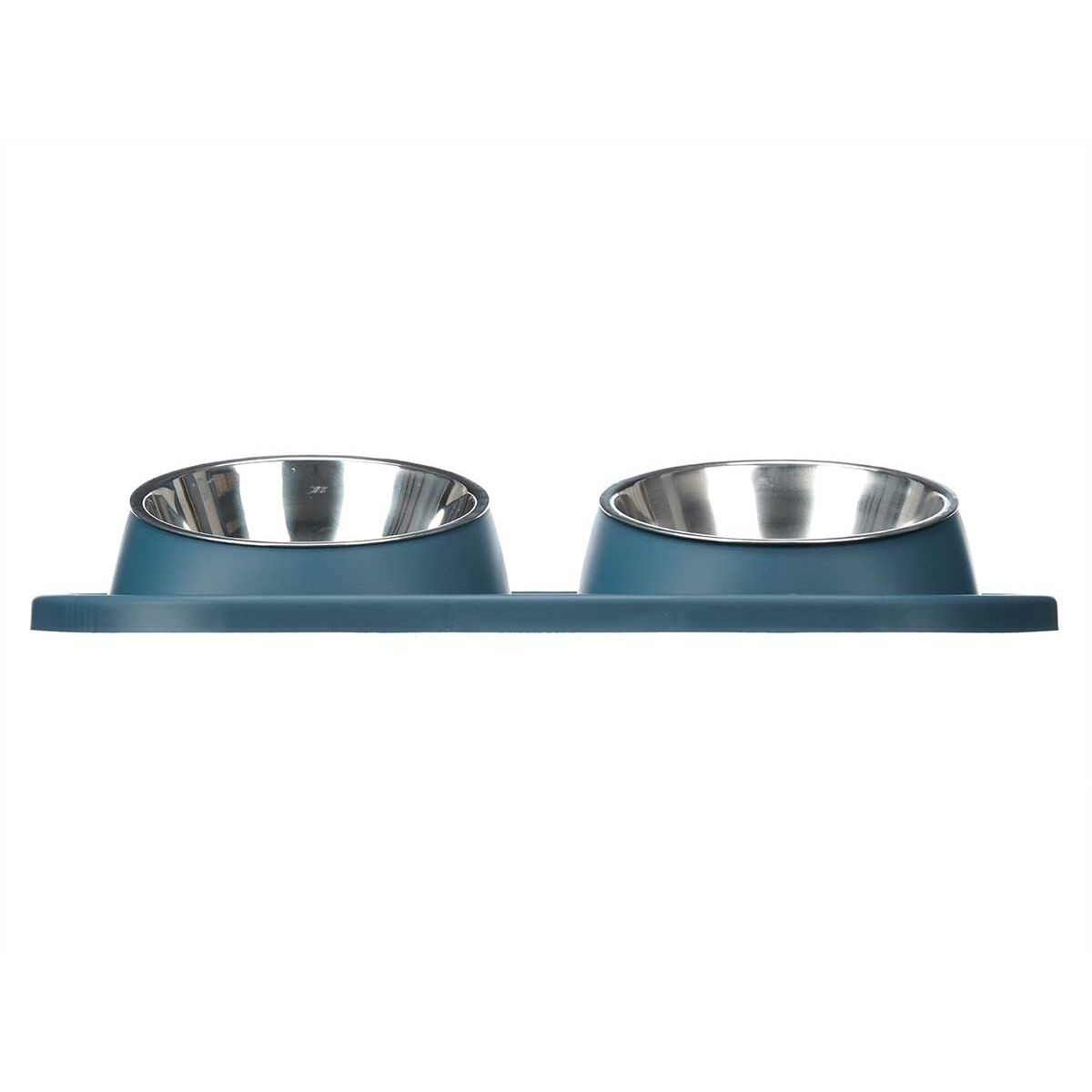 Mascow Futternapf Für Hunde Mascow 317 Blau Metall 40 X 8,5 X 22 Cm Double