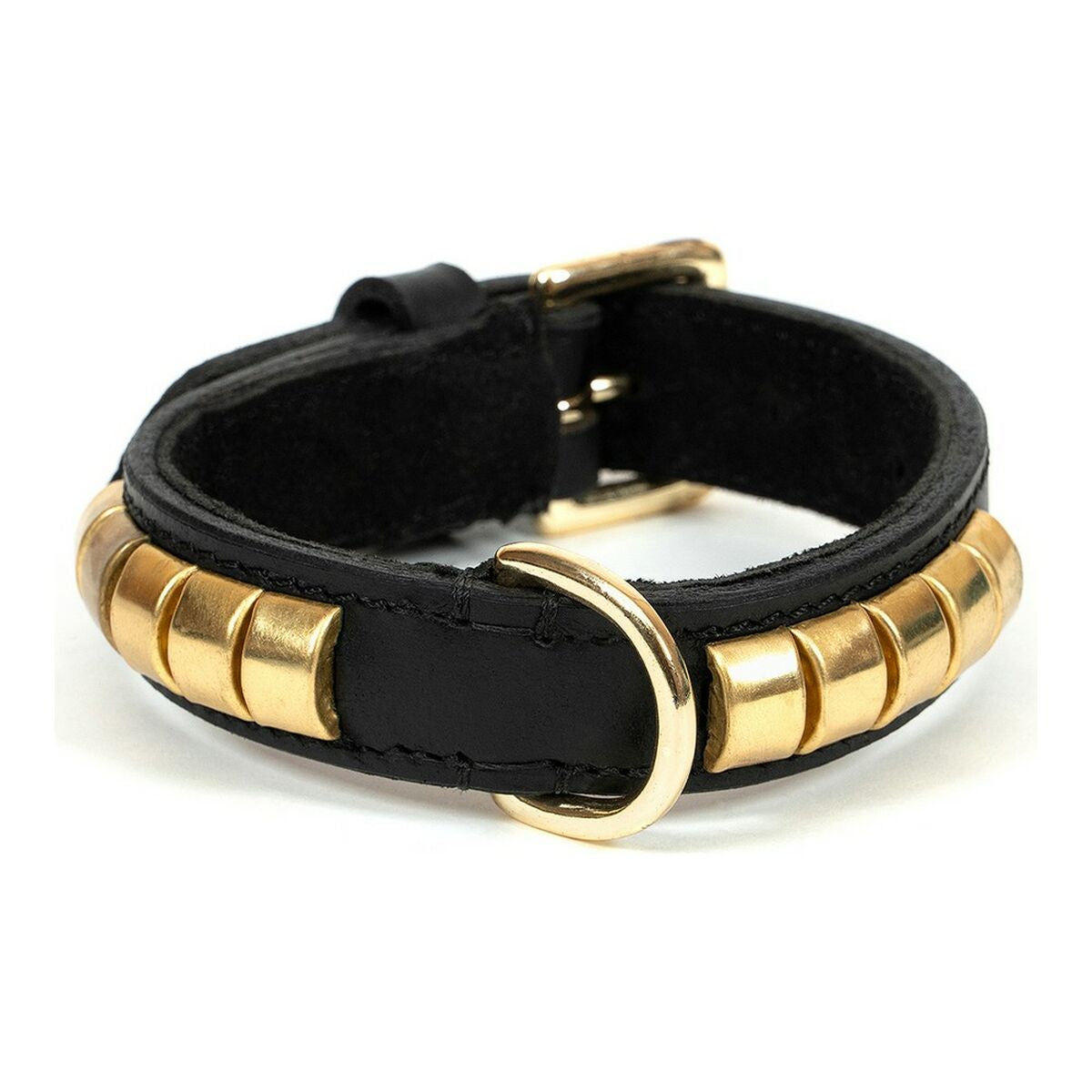 Gloria Hundehalsband Gloria Duna Schwarz Gold 50 Cm (50 X 2,5 Cm)