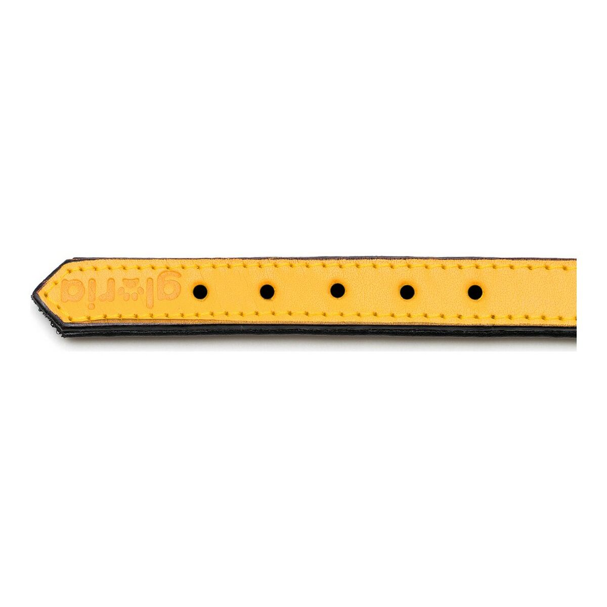 Gloria Hundehalsband Gloria Polsterung Gelb 55 Cm (55 X 2,5 Cm)