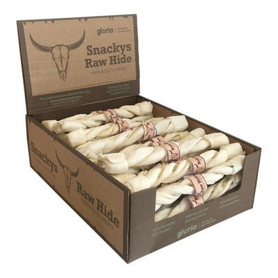 Gloria Hundesnack Gloria Twin Stick Rawhide Kaugummi 50 Stück