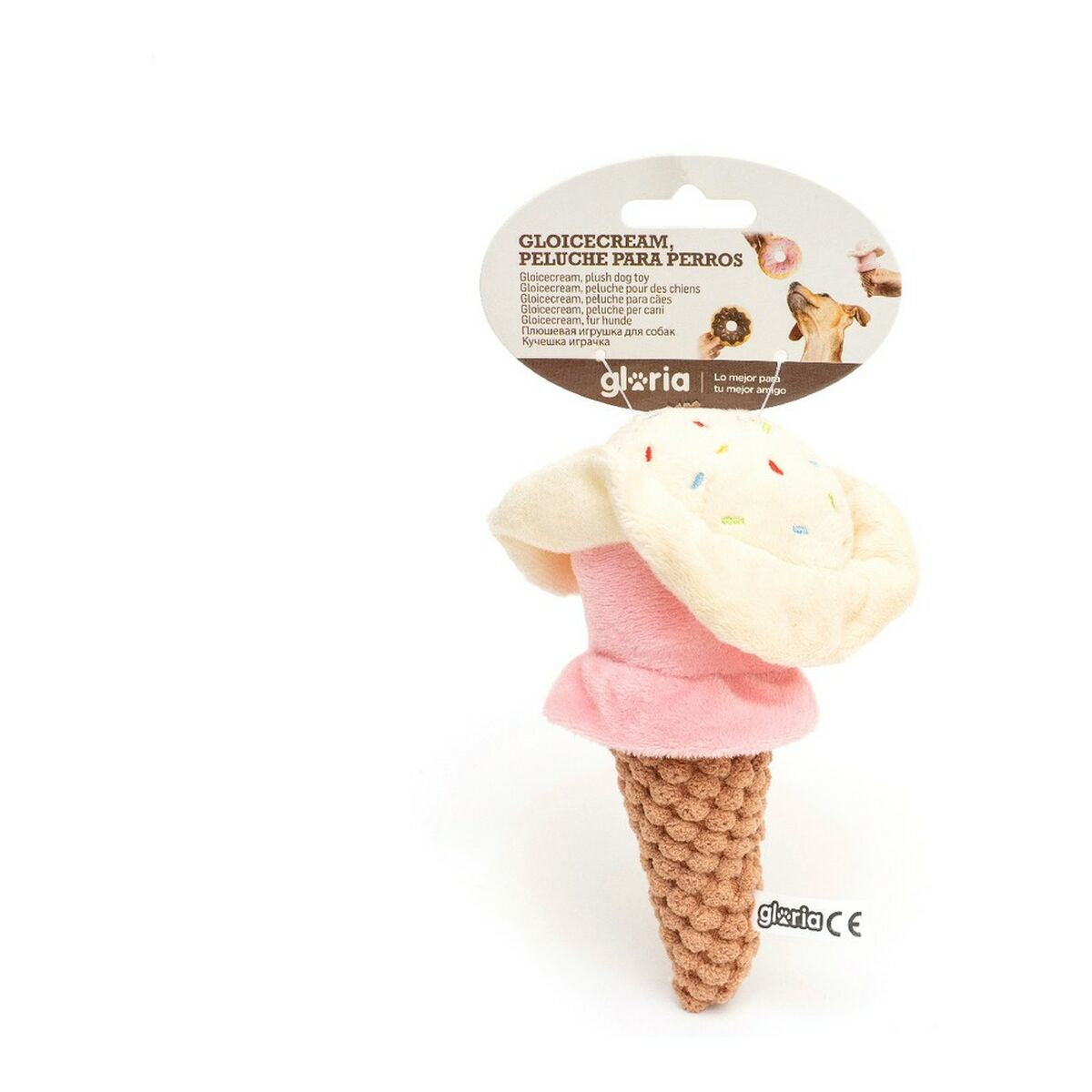 Gloria Hundespielzeug Gloria Gloicecream 9 X 9 X 17 Cm Eiscreme