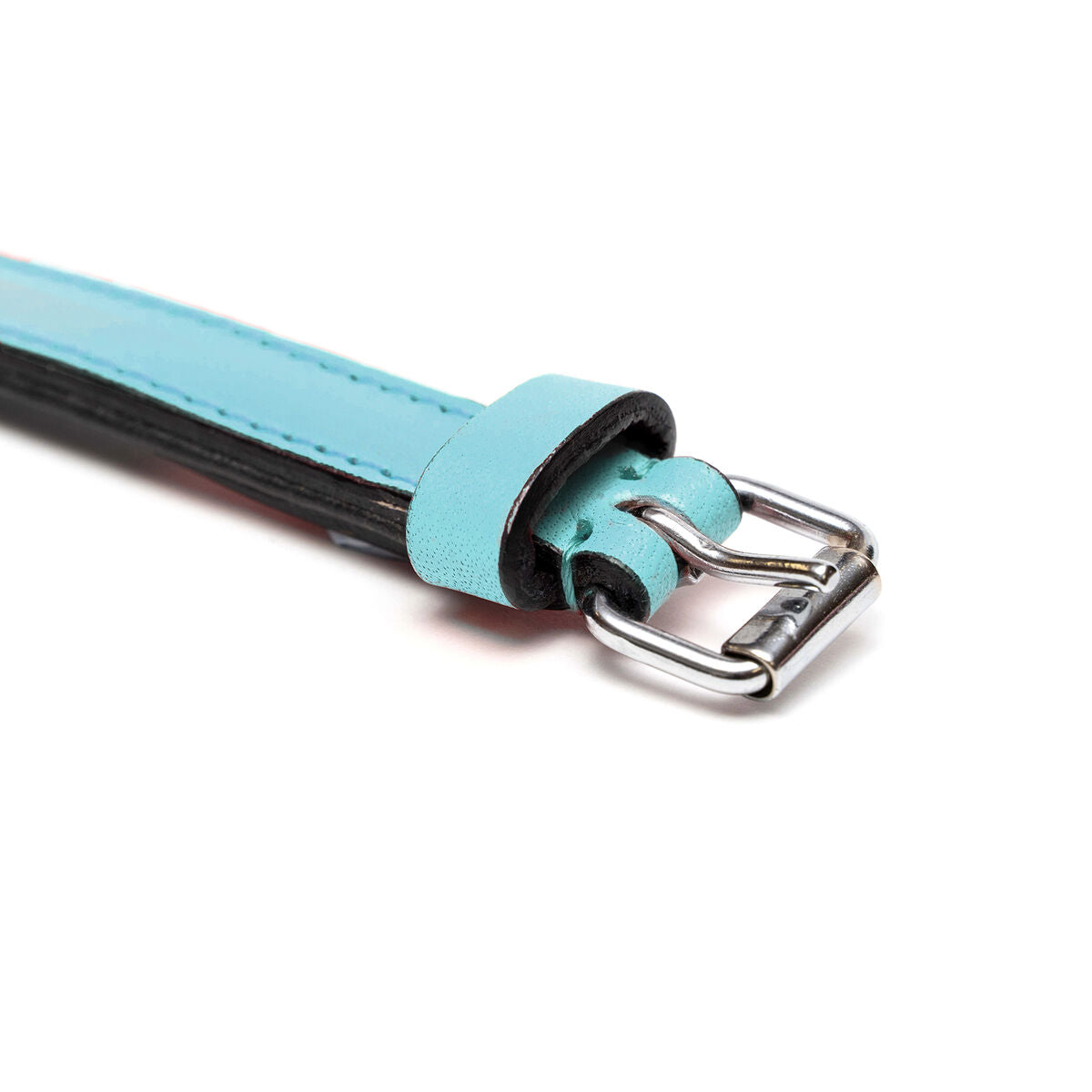 Gloria Hundehalsband Gloria 30 Cm Polsterung Leder Blau