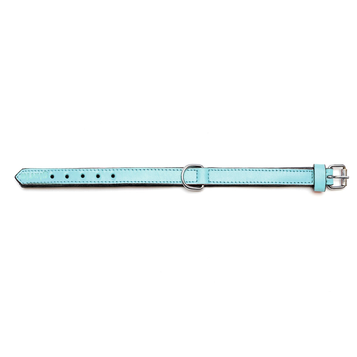 Gloria Hundehalsband Gloria 30 Cm Polsterung Leder Blau